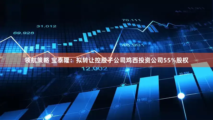 领航策略 宝泰隆：拟转让控股子公司鸡西投资公司55%股权