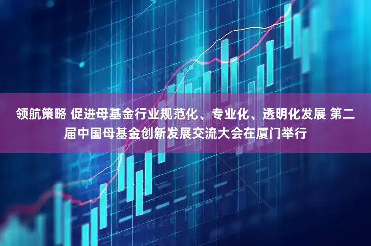 领航策略 促进母基金行业规范化、专业化、透明化发展 第二届中国母基金创新发展交流大会在厦门举行