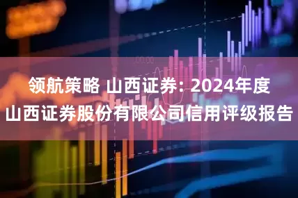 领航策略 山西证券: 2024年度山西证券股份有限公司信用评级报告