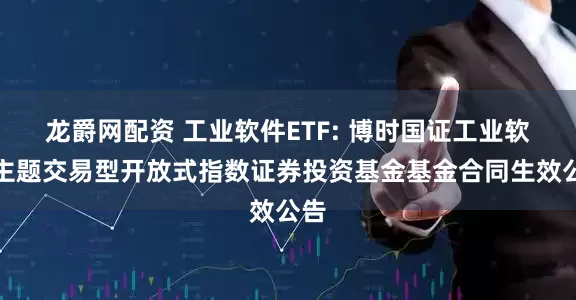 龙爵网配资 工业软件ETF: 博时国证工业软件主题交易型开放式指数证券投资基金基金合同生效公告